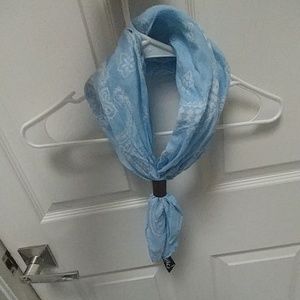 Blue necktie bandana